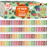 Yopela 112-pack lip balm with assorted flavors provides daily hydration.
