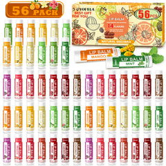 Yopela bulk lip balm collection showing 56 sticks for daily hydration and sharing