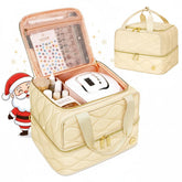 YOREPEK nail-polish-organizer-42-bottle-slots keep bottles upright and secure.