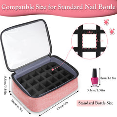 YOREPEK nail polish organizer 72-bottle capacity with standard bottle slots