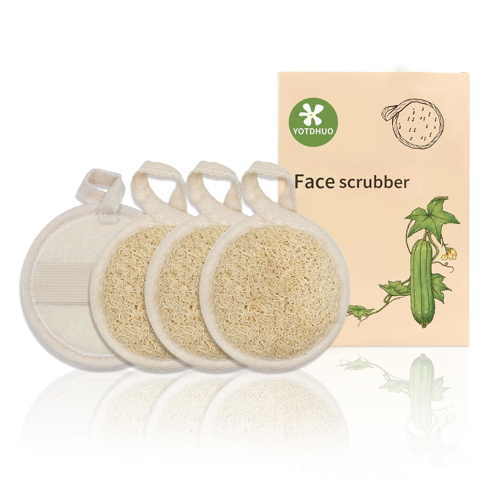YOTDHUO esponjas lufa en paquete de 6 para exfoliar el rostro