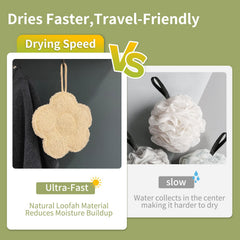 YOTDHUO quick-drying loofah stays fresh between travels.