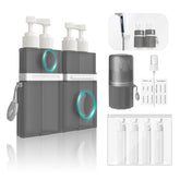 YOTIME 4in1 travel bottles set in compact form for organized packing on trips.