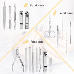 Yougai stainless steel manicure tools with durable, sharp blades for precise grooming.