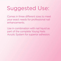 Young Nails 45g pack provides ample powder for multiple applications.