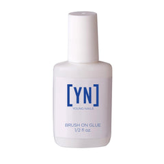 Young Nails brush-on quick-dry nail glue bottle enables fast, precise artificial nail tips application