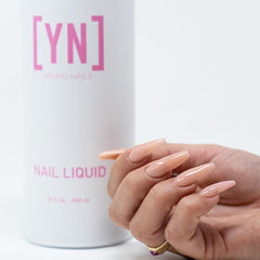 Young Nails self-leveling monomer for smooth acrylic application
