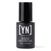 Young Nails stain-resistant top coat bottle ready to seal color and prevent staining.