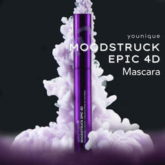 Younique MoodStruck Epic 4D mascara fiber brush for even lash lengthening.