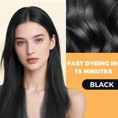 YOURTONE hair color shine close up showing added luster and youthful appearance