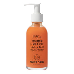 Youth To The People superfruit facial cleanser papaya bottle pump for gentle daily cleansing