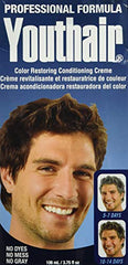 Youthair Creme Lead-Free being applied to hair, highlighting easy, mess-free use.