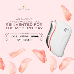 YOUTHLUX ProSculpt with vibration modes for customizable facial massage.