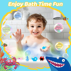 YoYokay bath bombs reveal surprise toys during unboxing moments