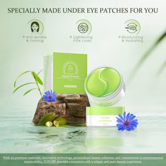 YOYORY hydrogel eye masks with hyaluronic acid plump and moisturize the eye area
