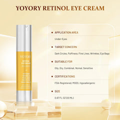 YOYORY ceramide eye cream repairing barrier against stressors