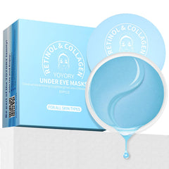 YOYORY under-eye patches close-up on hydrogel delivering cooling hydration.