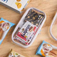 YQBRAO clear zipper case inside organized cosmetics for quick access