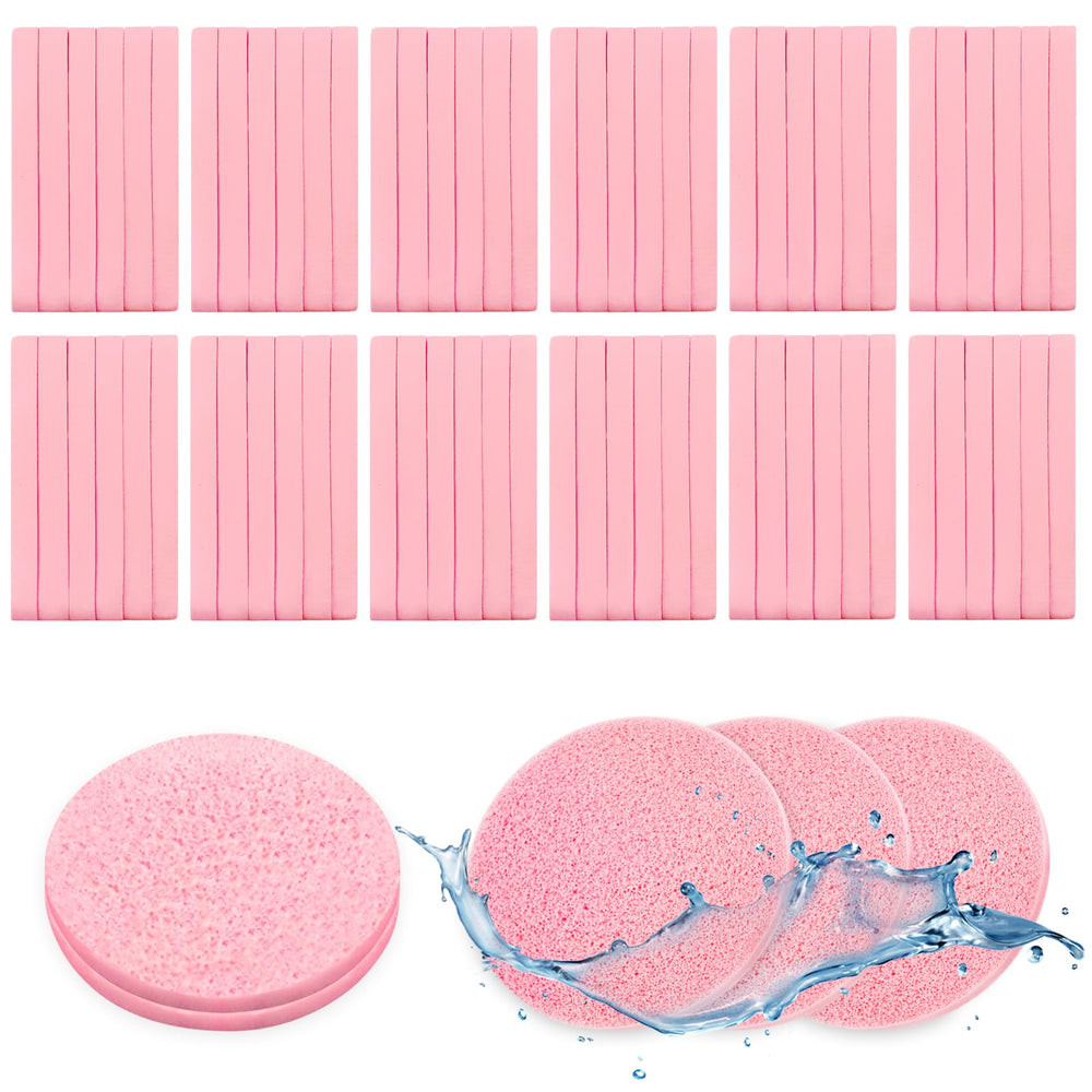 Ysanciuu 240p compressed sponge strip ready for travel and on-the-go cleansing.