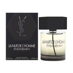YSL La Nuit de L'Homme EDT bottle pour ideal for evening wear and confident, refined style