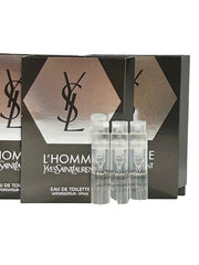 YSL Y Men L'Homme EDT travel spray collection, compact and ready for use.