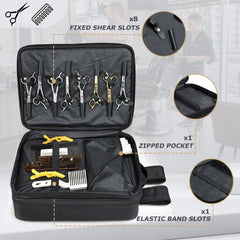 Yueieoun barber bag demonstrates organized storage for quick tool access.