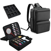 Yueieoun barber bag with detachable tray keeps clippers secure during on-the-go travels.