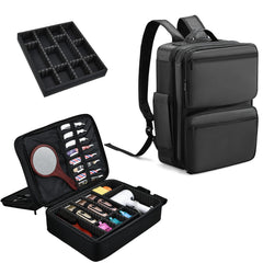Yueieoun barber bag with detachable tray keeps clippers secure during on-the-go travels.