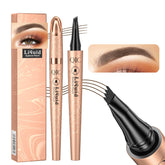 Yulinlon Q706 quad-tip close-up for natural hair-like brow strokes