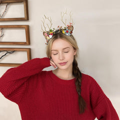 Yumikoo deer-costume headband for reindeer costume play and cosplay events.
