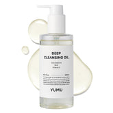 YUMU Coix Seed Deep Pore Cleansing Oil bottle promotes clean pores and smooth skin