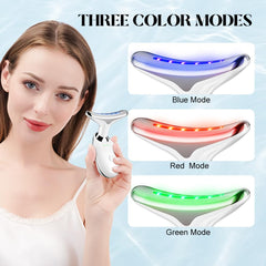 YUNRUO neck-sculpting massager shown with ergonomic handle for precise control.