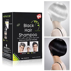 YUOLITA black color result on hair looks natural.