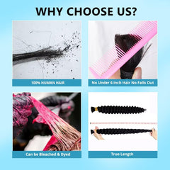 YUTU bulk braiding hair supports customizable length and thickness.