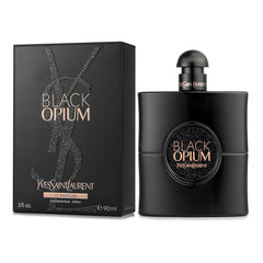 Yves Saint Laurent Black Opium Le Parfum bottle front for confident evening wear.