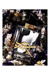YSL Libre LAbsolu Platine spray application showing long-lasting scent potential.