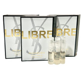 Yves Saint Laurent Libre sample bottle—compact travel-size perfume for on-the-go testing.