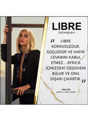 YSL Libre spray mist closeup showing elegant bottle