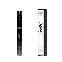 YSL MYSLF bottle design travel spray highlights compact elegance for on-the-go fragrance