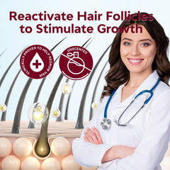 Yzmoffer minoxidil spray quick absorption on scalp with no greasy residue