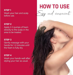 Yzmoffer 2-pack Minoxidil foam packaging emphasizes value and ongoing treatment.