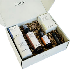 ZAAINA spa gift set rose face mist for refreshing skincare ritual.