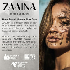 ZAAINA tangerine natural handmade soap brightening cleanse for refreshed skin