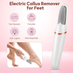 ZABOUL pedicure wand roller heads close-up for versatile foot care