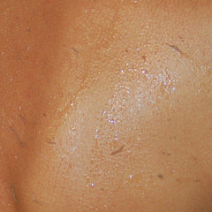 Zakia's Morocco Original Kessa Glove beige fabric texture closeup – 100% rayon natural exfoliation.