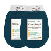 Zakia's Morocco Rough Kessa glove pack close-up showing exfoliating texture for smoother skin