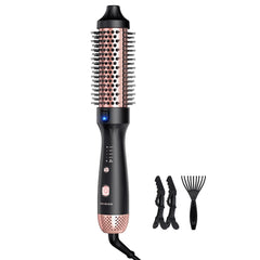 zavarea Thermal Brush top view shows lightweight, travel-friendly design.