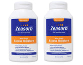 Zeasorb Excess Moisture 2-pack packaging demonstrates moisture control for active use.