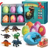 Zeewoo bath bombs six-pack gift box ready for stocking stuffers and bath time fun.