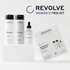 Zenagen Revolve densifying serum tube targets thinning areas for a strengthened, denser appearance